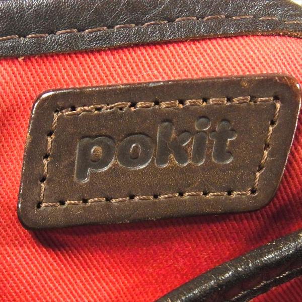 POKIT ポキット Poacher Bag S ポーチャー ショルダーバッグ レッド系【中古】