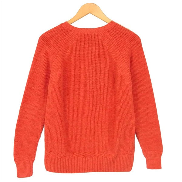 FilMelange フィルメランジェ PHILIPPE COTTON LINEN CREW NECK SWEATER セーター レディース ニット レッド系【中古】