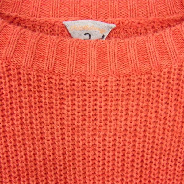 FilMelange フィルメランジェ PHILIPPE COTTON LINEN CREW NECK SWEATER セーター レディース ニット レッド系【中古】