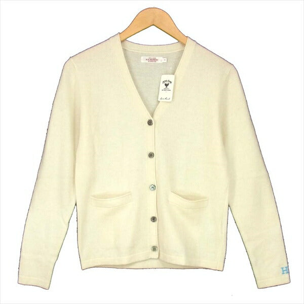 HOLLYWOOD RANCH MARKET ハリウッドランチマーケット Merino Cotton Angora Cardigan レディース カーディガン 白系 ONE【新古品】【未使用】【中古】