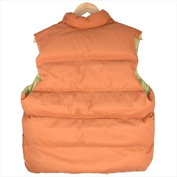 Crescent Down Works クレセントダウンワークス By North West Vest RUST/KHAKI ダウン ベスト ジレ オレンジ系 L【極上美品】【中古】