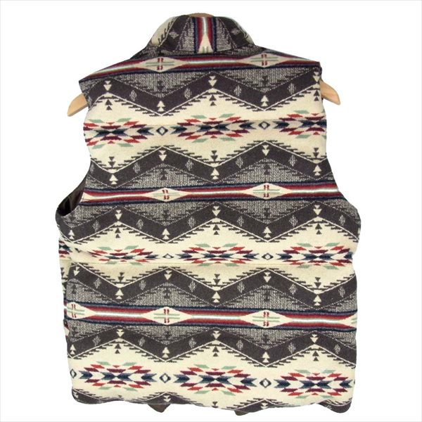 Crescent Down Works クレセントダウンワークス By North West Vest with PENDLETON ペンドルトン ダウン ベスト ジレ ブラウン系 M【極上美品】【中古】