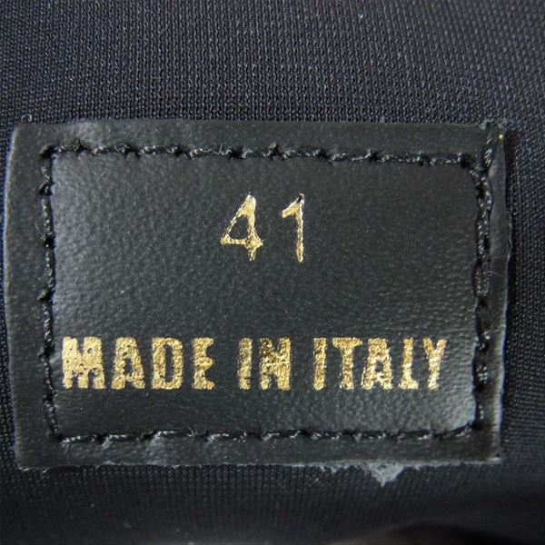 VERSACE ヴェルサーチ CHAIN REACTION チェーン リアクション スニーカー ブラック系 41【極上美品】【中古】