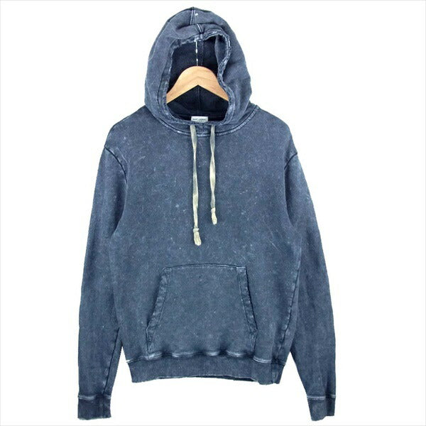 SAINT LAURENT サンローラン 国内正規品 18SS 500646YB2LD1059 ダメージ加工 プルオーバー パーカー グレー系 S【美品】【中古】