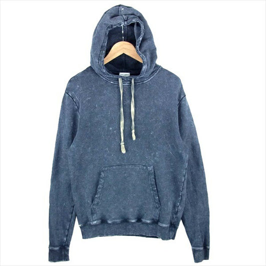 SAINT LAURENT サンローラン 国内正規品 18SS 500646YB2LD1059 ダメージ加工 プルオーバー パーカー グレー系 S【美品】【中古】