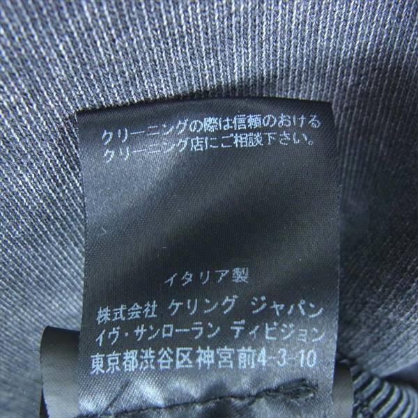 SAINT LAURENT サンローラン 国内正規品 18SS 500646YB2LD1059 ダメージ加工 プルオーバー パーカー グレー系 S【美品】【中古】