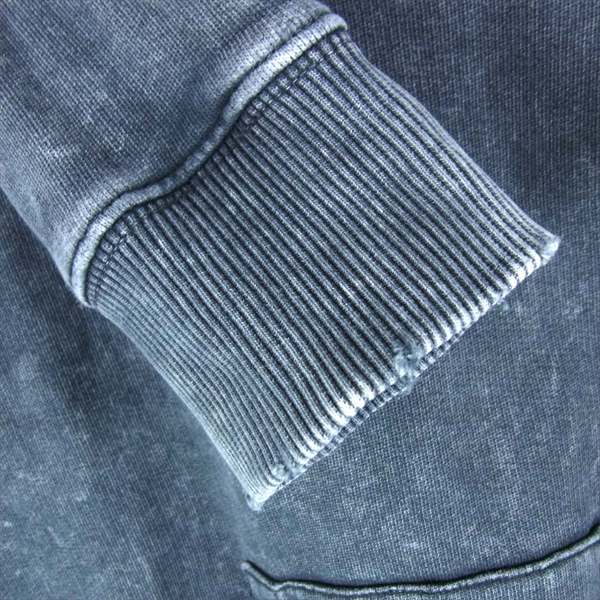 SAINT LAURENT サンローラン 国内正規品 18SS 500646YB2LD1059 ダメージ加工 プルオーバー パーカー グレー系 S【美品】【中古】