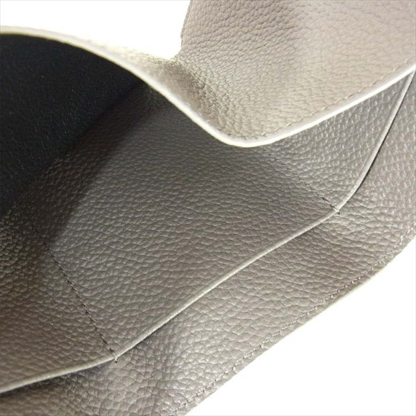 SAINT LAURENT サンローラン 459784B680N1202 タイニー コンパクト レザー ウォレット 財布 グレー系【新古品】【未使用】【中古】