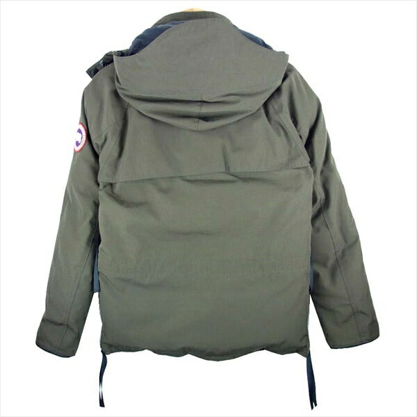 CANADA GOOSE カナダグース 国内正規品 4078JM KAMLOOPS カムループス ダウン ジャケット ダウン ジャケット カーキ(オリーブグリーン)系 S【中古】