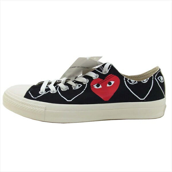 COMME des GARCONS コムデギャルソン × CONVERSE コンバース AZ-K118-001 1CL706 スニーカー ブラック系 27cm【新古品】【未使用】【中古】