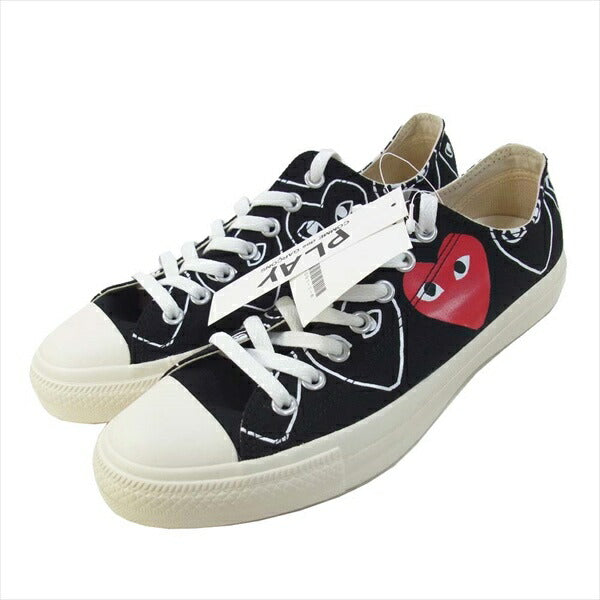 COMME des GARCONS コムデギャルソン × CONVERSE コンバース AZ-K118-001 1CL706 スニーカー ブラック系 27cm【新古品】【未使用】【中古】
