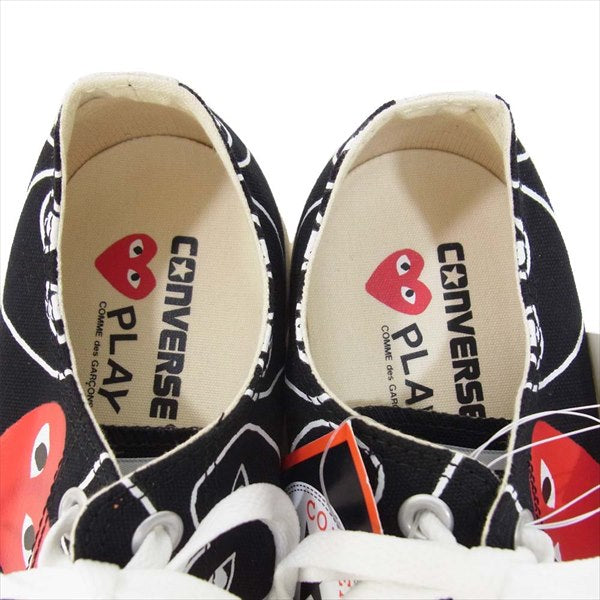 COMME des GARCONS コムデギャルソン × CONVERSE コンバース AZ-K118-001 1CL706 スニーカー ブラック系 27cm【新古品】【未使用】【中古】