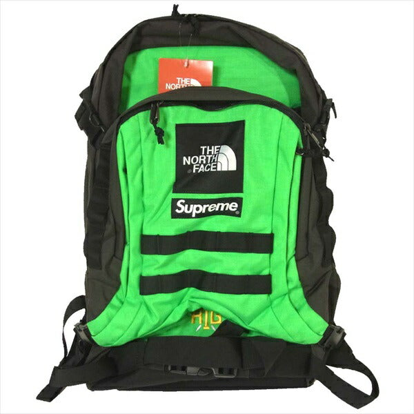 Supreme シュプリーム × ノースフェイス TNF RTG Backpack バックパック リュック グリーン系 35L【新古品】【未使用】【中古】