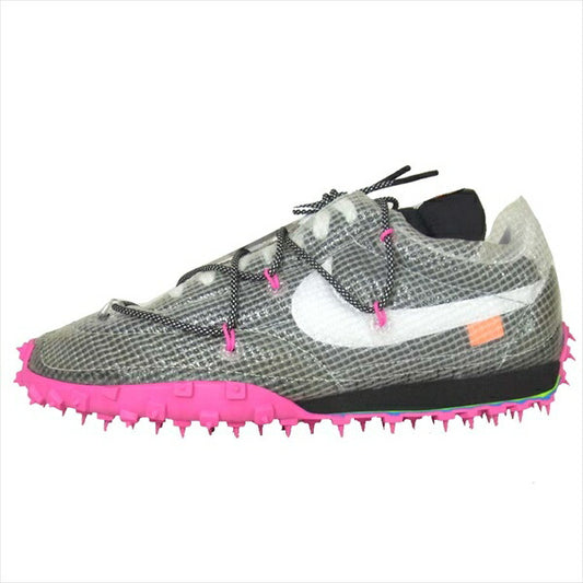 NIKE ナイキ OFF-WHITE オフホワイト W WAFFLE RACER CD8180-001 ワッフル レーサー 黒系 27.5cm【新古品】【未使用】【中古】