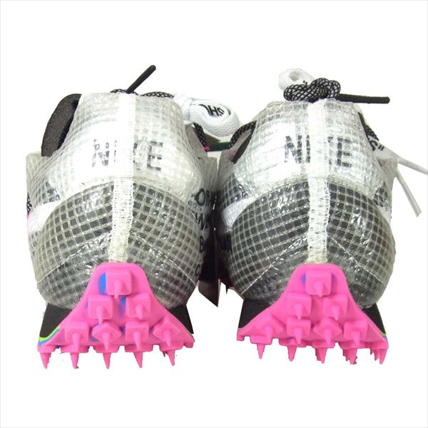 NIKE ナイキ OFF-WHITE オフホワイト W WAFFLE RACER CD8180-001 ワッフル レーサー 黒系 27.5cm【新古品】【未使用】【中古】