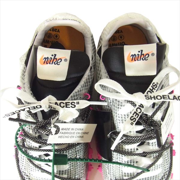 NIKE ナイキ OFF-WHITE オフホワイト W WAFFLE RACER CD8180-001 ワッフル レーサー 黒系 27.5cm【新古品】【未使用】【中古】