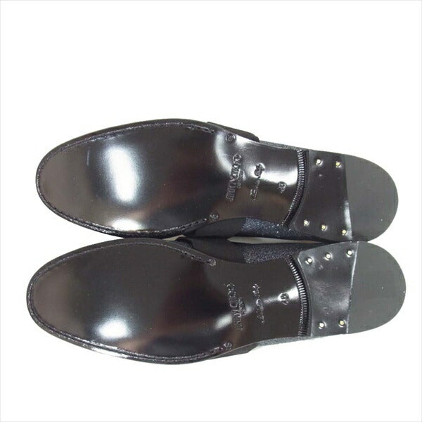 JIMMY CHOO ジミーチュウ J00009547840 JOHN グリッター スリッポン シューズ グレー系 40【新古品】【未使用】【中古】