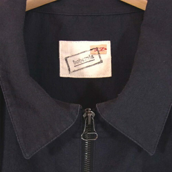 FRANK LEDER フランクリーダー BRUSHED COTTON BOMBER JACKET 0217005 コットン ボンバー ジャケット ネイビー系 M【中古】