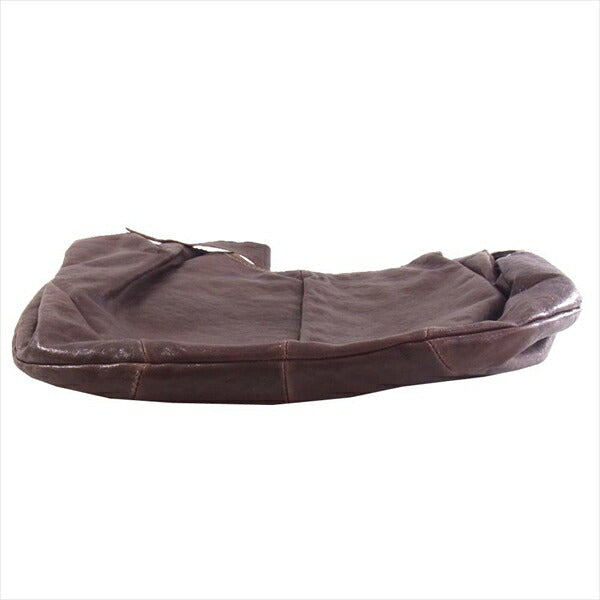 genten ゲンテン オールレザー本革 レディース トートバッグ ハンドバッグ ブラウン系  ブラウン系【中古】