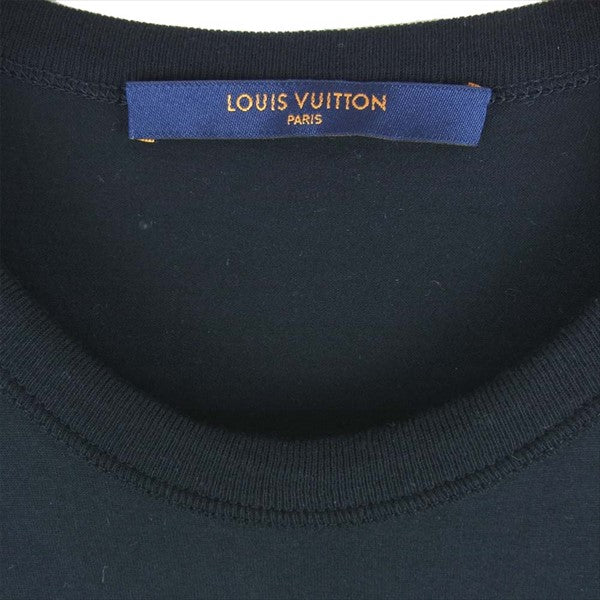 LOUIS VUITTON ルイ・ヴィトン 国内正規品 RM182 FMB HFY79W 18AW peace and love KIM JONES ポップアップ限定 Tシャツ ブラック系 XS【美品】【中古】