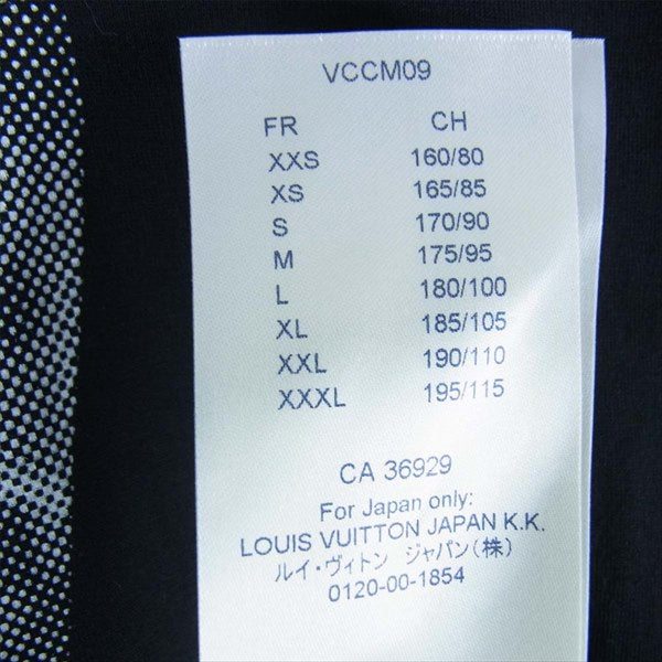 LOUIS VUITTON ルイ・ヴィトン 国内正規品 RM182 FMB HFY79W 18AW peace and love KIM JONES ポップアップ限定 Tシャツ ブラック系 XS【美品】【中古】