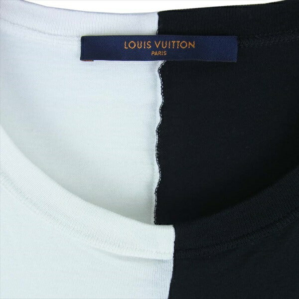 LOUIS VUITTON ルイ・ヴィトン 国内正規品 RM182 FMB HFY79W 18AW peace and love KIM JONES ポップアップ限定 Tシャツ 黒系×白系 S【美品】【中古】