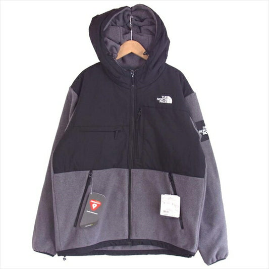 THE NORTH FACE ノースフェイス NA71952 DENALI HOODIE デナリフーディ フリース パーカ ジャケット ミックスグレー XL【新古品】【未使用】【中古】