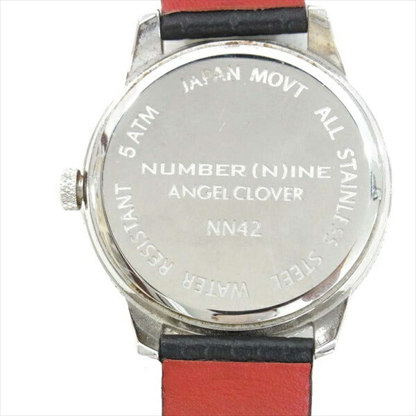 NUMBER(N)INE ナンバーナイン ANGEL CLOVER エンジェルクローバー NN42  時計 ウォッチ ブラック系【中古】