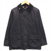 Barbour バブアー 英国製 MWX0018-19AW BEDALE WAXED COTTONビデイル ワックスドコットン ジャケット 黒系 36【中古】