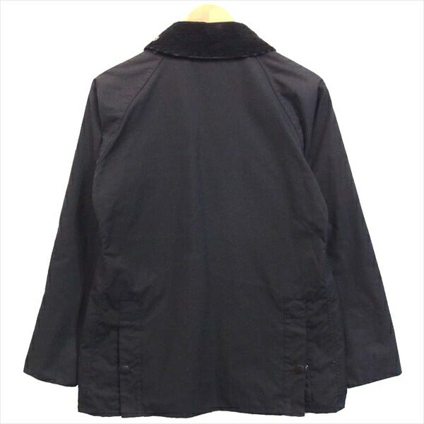 Barbour バブアー 英国製 MWX0018-19AW BEDALE WAXED COTTONビデイル ワックスドコットン ジャケット 黒系 36【中古】