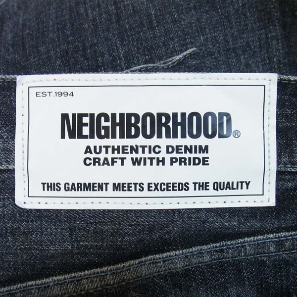 NEIGHBORHOOD ネイバーフッド 20SS 201XBNH-PTM12 DP-NARROW ディープナロー デニム パンツ 黒系 S【美品】【中古】
