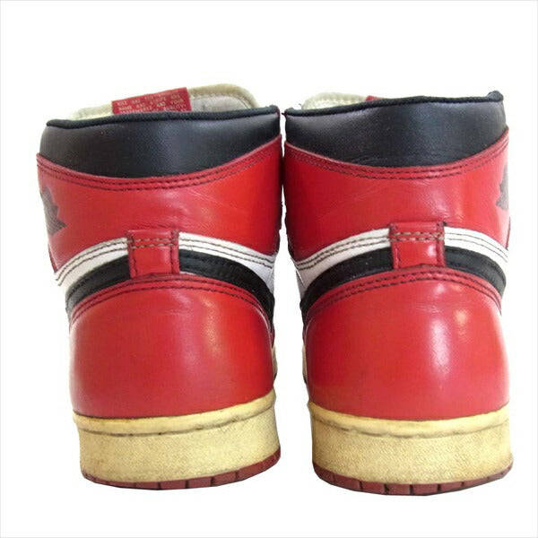 NIKE AIR JORDAN ナイキ ジョーダン AIR JORDAN 1 130207-101 CHICAGO 94年復刻 スニーカー レッド系 25cm【中古】