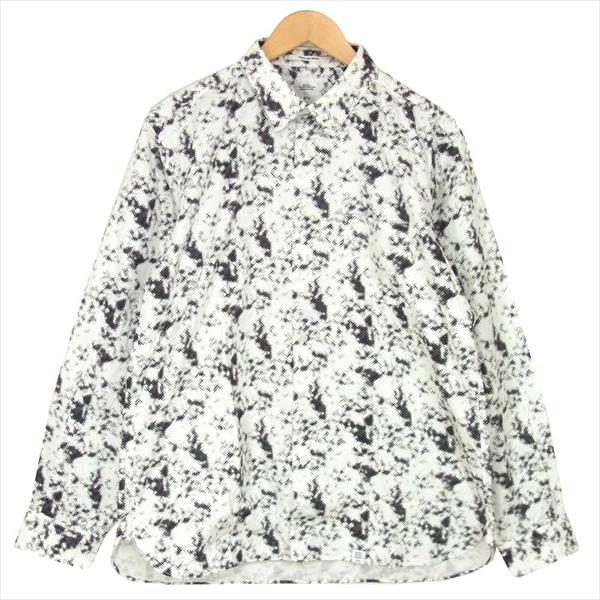 BEDWIN & THE HEARTBREAKERS ベドウィンアンドザハートブレイカーズ 19SBSP1036 L/S REG TWILL PRINTED SHIRT TRACY トレイシー ツイル プリンテッド 長袖シャツ 白系 4【中古】
