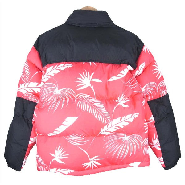 BEDWIN & THE HEARTBREAKERS ベドウィンアンドザハートブレイカーズ 18AB5488 18AW DOWN JACKET QUINE ボタニカル柄 クワイン ダウン ジャケット レッド系 No.3【美品】【中古】