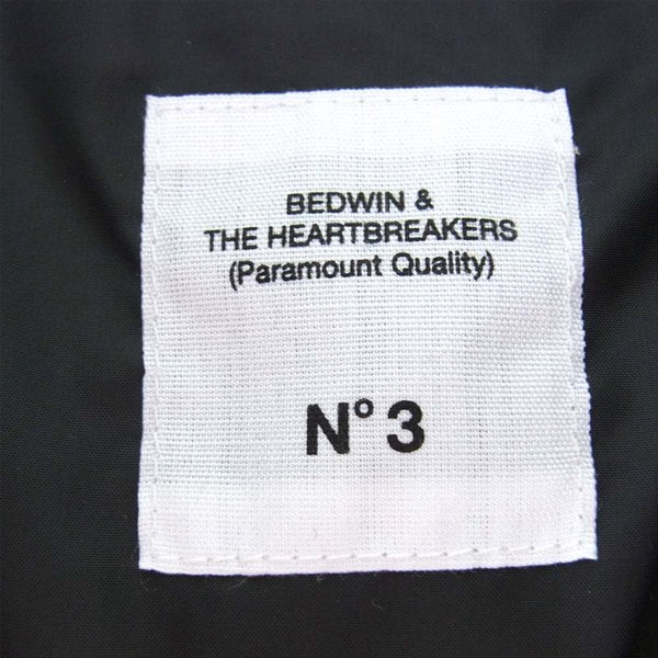 BEDWIN & THE HEARTBREAKERS ベドウィンアンドザハートブレイカーズ 18AB5488 18AW DOWN JACKET QUINE ボタニカル柄 クワイン ダウン ジャケット レッド系 No.3【美品】【中古】