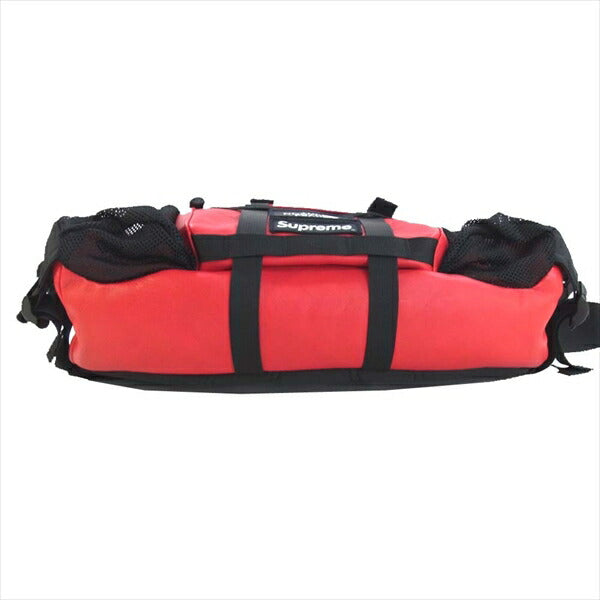 Supreme シュプリーム THE NORTH FACE ノースフェイス 18AW Leather Mountain Waist Bag レザー マウンテン ウエスト バッグ ウェストポーチ【美品】【中古】