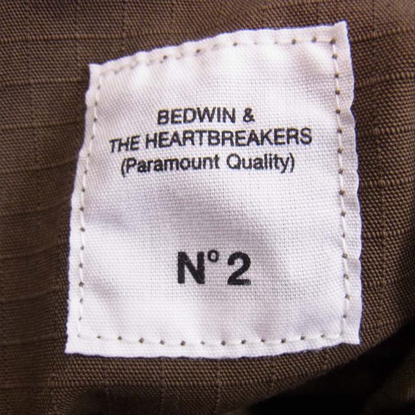 BEDWIN & THE HEARTBREAKERS ベドウィンアンドザハートブレイカーズ ANORAK PULLOVER PARKA MACNEIL マクニール アノラック プルオーバー パーカー ジャケット カーキ(オリーブグリーン)系 2【中古】