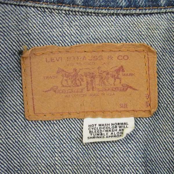 Levi's リーバイス ヴィンテージ ボタン裏525 70505 3rd デニムジャケット デニム ジャケット インディゴブルー系 インディゴブルー系 表記無【中古】