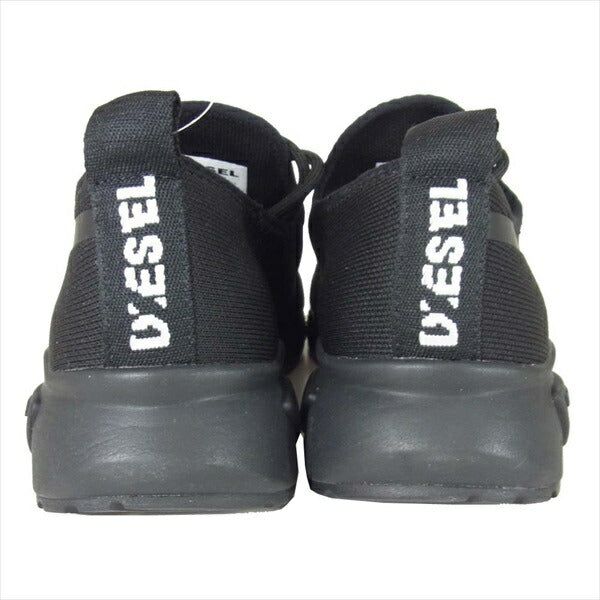 DIESEL ディーゼル Y01781 P1753 T1015 S-KBY STRIPE スニーカー ブラック系 ブラック系 42【新古品】【未使用】【中古】