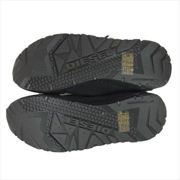 DIESEL ディーゼル Y01781 P1753 T1015 S-KBY STRIPE スニーカー ブラック系 ブラック系 42【新古品】【未使用】【中古】