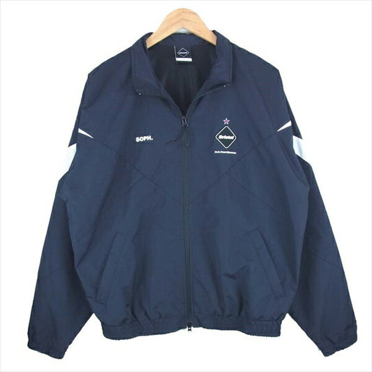F.C.R.B. エフシーアールビー FCRB-180014 STAND COLLAR BLOUSON スタンドカラー ブルゾン ジャケット ネイビー系 L【中古】