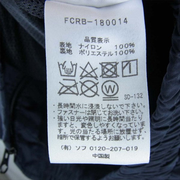 F.C.R.B. エフシーアールビー FCRB-180014 STAND COLLAR BLOUSON スタンドカラー ブルゾン ジャケット ネイビー系 L【中古】