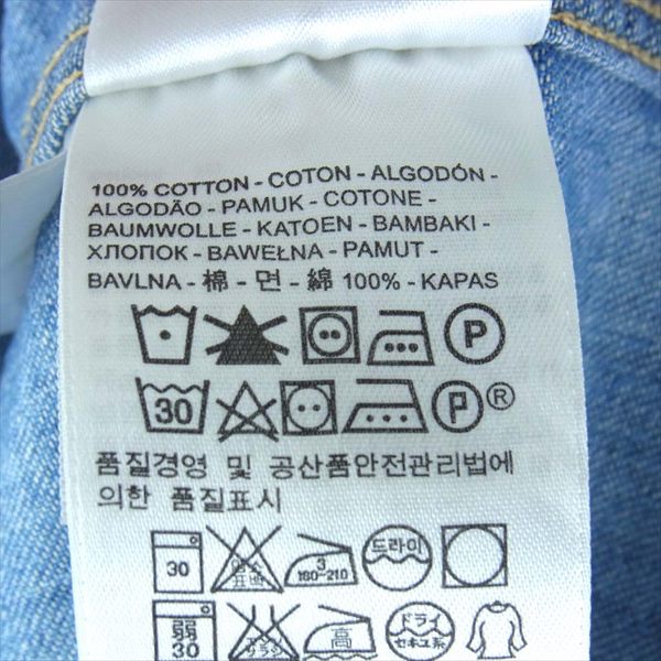 Levi's リーバイス PC9-07205-0036 復刻 サドルマン ウエスタン デニムシャツ 長袖シャツ インディゴブルー系 M【中古】