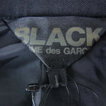 BLACK COMME des GARCONS ブラックコムデギャルソン 18SS 1A-C001 ホールデザイン ポリエステル製品あと加工 トレンチ コート ブラック系 L【新古品】【未使用】【中古】