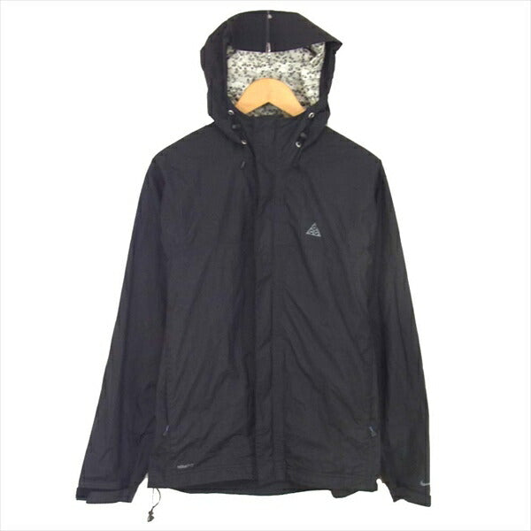NIKE ACG ナイキ エーシージー FIT STORM フーディー マウンテンパーカー ナイロンジャケット ブラック系 S【中古】