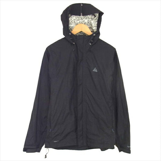 NIKE ACG ナイキ エーシージー FIT STORM フーディー マウンテンパーカー ナイロンジャケット ブラック系 S【中古】