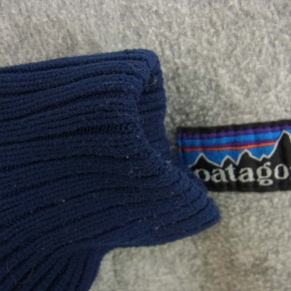 patagonia パタゴニア デカタグ ヴィンテージ 当時物 ジップアップ フリース ジャケット グレー系 L【中古】