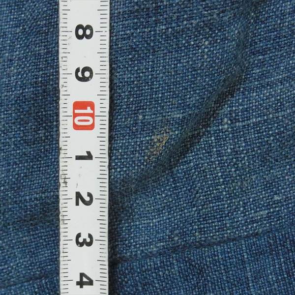 FRANK LEDER フランクリーダー 麻 リネン カーディガン インディゴブルー系 M【中古】