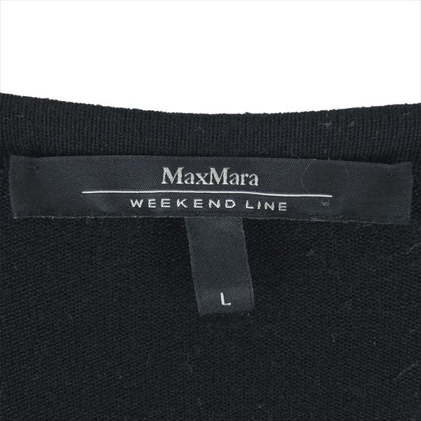 MAX MARA マックスマーラ 53260613080 weekend ウール ニット レディース ワンピース ブラック系 L【中古】