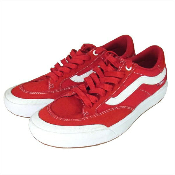 VANS バンズ 721454 オーセンティック ローカット スポーツシューズ スニーカー レッド系 26cm【美品】【中古】